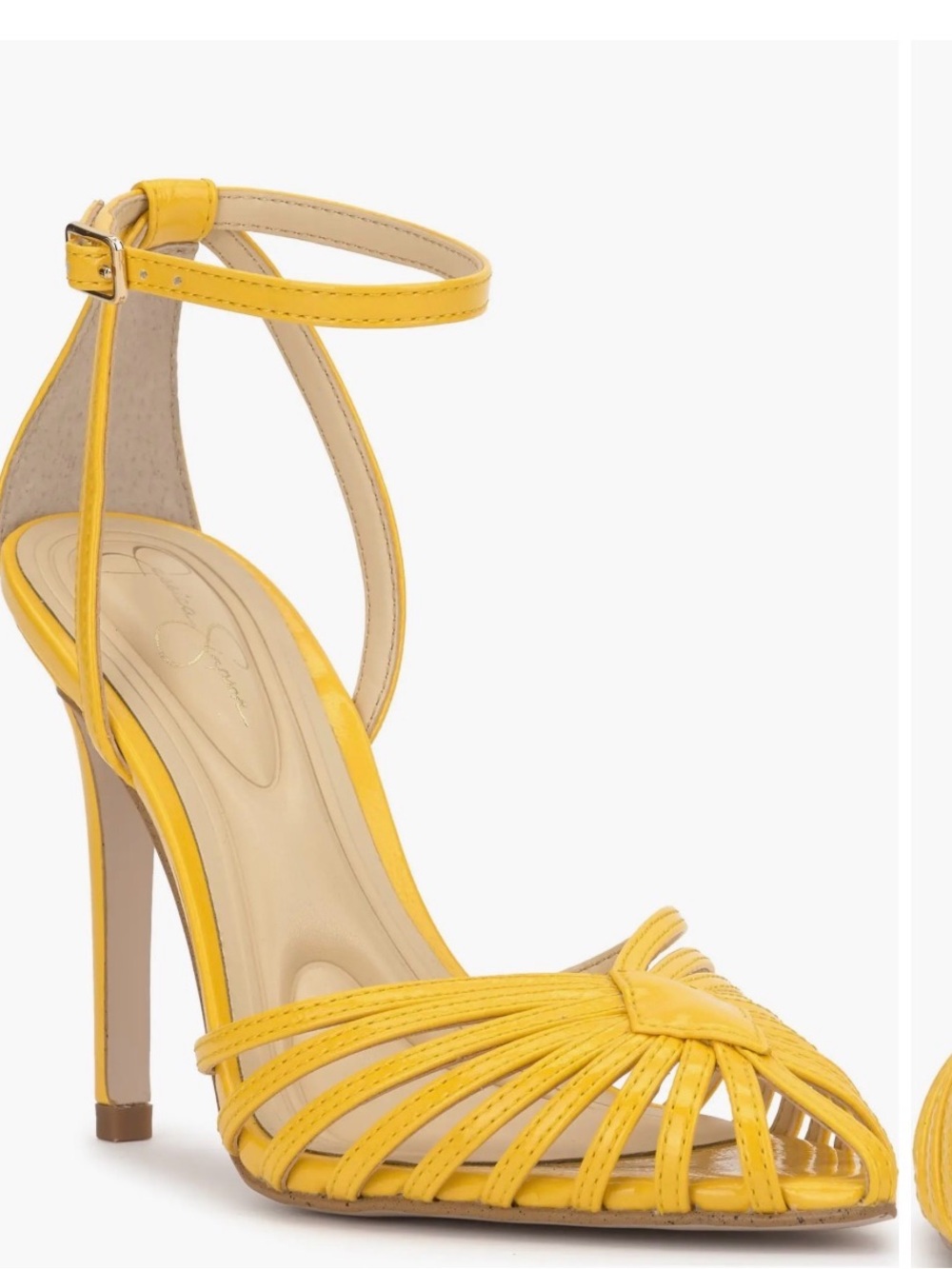 Jessica Simpson Paveri Ankle Strap Pointed Toe Pump